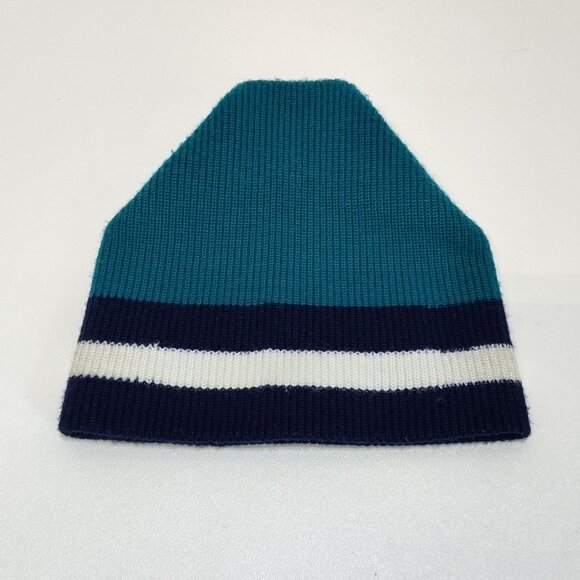 Penthouse Knits Made In USA Winter Ski Hat Beanie Striped Knit One Size Vintage - Picture 1 of 8